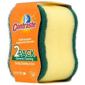 Esponja Lavaplatos Contraste (2 pack)
